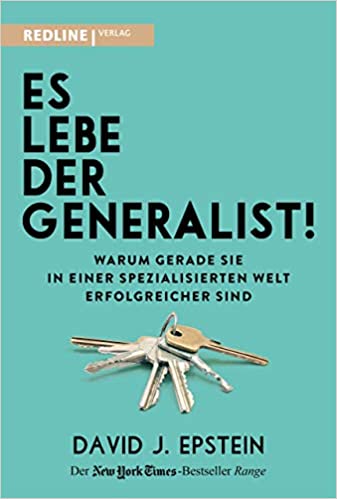 Buchcover David Epstein_Es lebe der Generalist https://www.m-vg.de/redline/shop/article/17928-es-lebe-der-generalist/